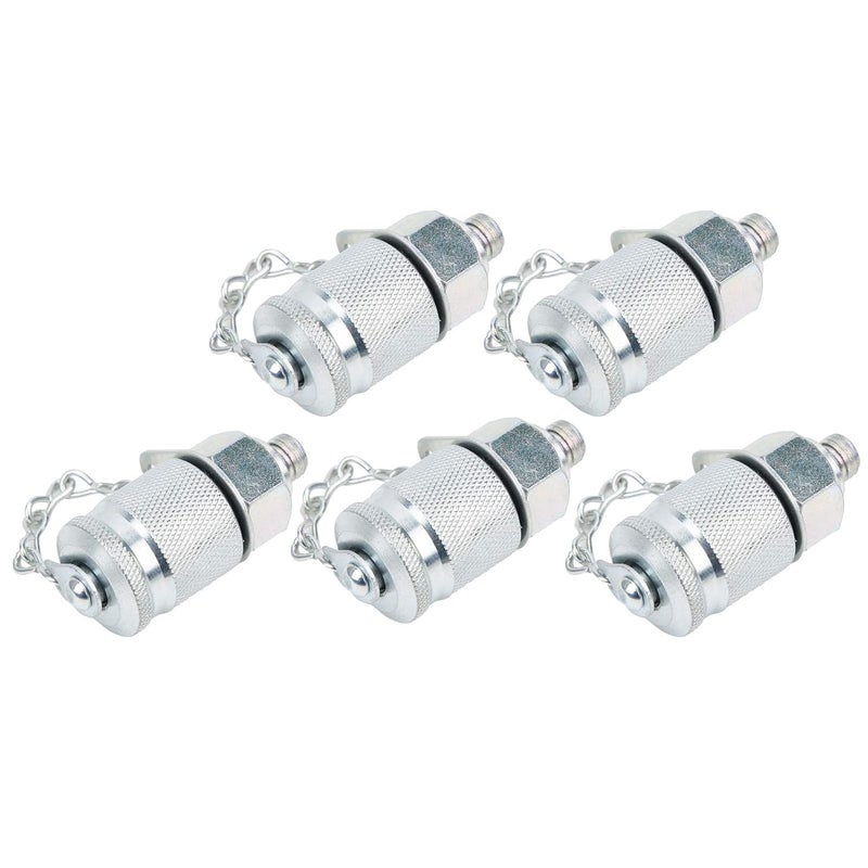 MUNEFE Hydraulic Test Adapter, Hydraulic Pressure Test Coupling Kit, Hydraulic Testing Coupling Adapter for Pressure Measuring (M8*1) - Image 5